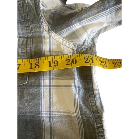 Carhartt Mens Multicolor Plaid Short Sleeve Button Down Shirt Size Medium - Picture 7 of 14